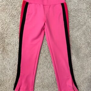 Pam & Gela Pink Pants with Black and Red Accents